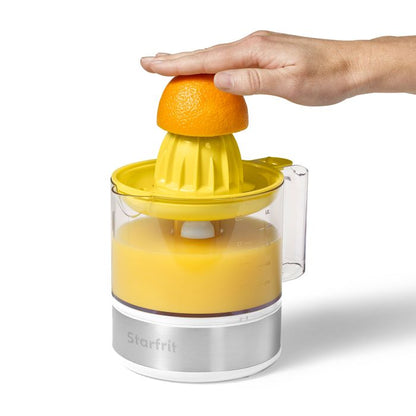 Starfrit Electric Citrus Juicer – 800ml, Auto-Reverse, 2 Juicing Cones, Pressure-Activated, BPA-Free