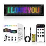 Flexible LED Display Screen for Car – RGB Programmable Sign with Remote Control