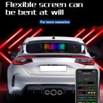 Flexible LED Display Screen for Car – RGB Programmable Sign with Remote Control