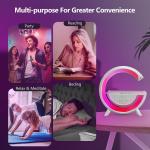 G-Shaped 3-in-1 Bluetooth Speaker with FM Radio – Portable Wireless Speaker, Long-Lasting Battery, Stylish Design