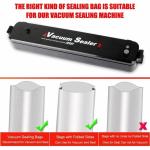 AWH Precision Vacuum Sealer Machine – Compact Food Sealer with Adjustable Seal Options for Meats, Fruits & Vegetables