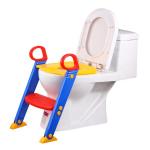 Toilet Seat for Kids – Foldable Step & Safety Cover with Non-Slip Handles
