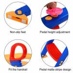 Toilet Seat for Kids – Foldable Step & Safety Cover with Non-Slip Handles