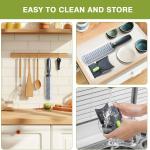 Manual Meat Slicer – Adjustable 2mm/4mm Fresh Meat Cutter with 420 Stainless Steel Blades