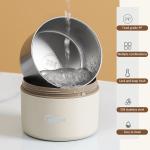 3-Piece Portable Insulated Lunch Box Set – Stainless Steel Leak-Proof Food Container with Thermal Bag