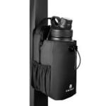 Magnetic Gym Bag – Compact Fitness Storage Bag with Lockable Zippers & Stretch Pockets for Gym, Travel & Sports