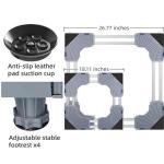 Adjustable Appliance Base – Heavy-Duty Telescopic Stand for Washing Machines, Dryers & Refrigerators with Lockable Wheels