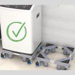 Adjustable Appliance Base – Heavy-Duty Telescopic Stand for Washing Machines, Dryers & Refrigerators with Lockable Wheels
