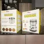 Mini Electric Grinder – 300W Multi-Functional Coffee, Nut & Spice Grinder with Stainless Steel Blades